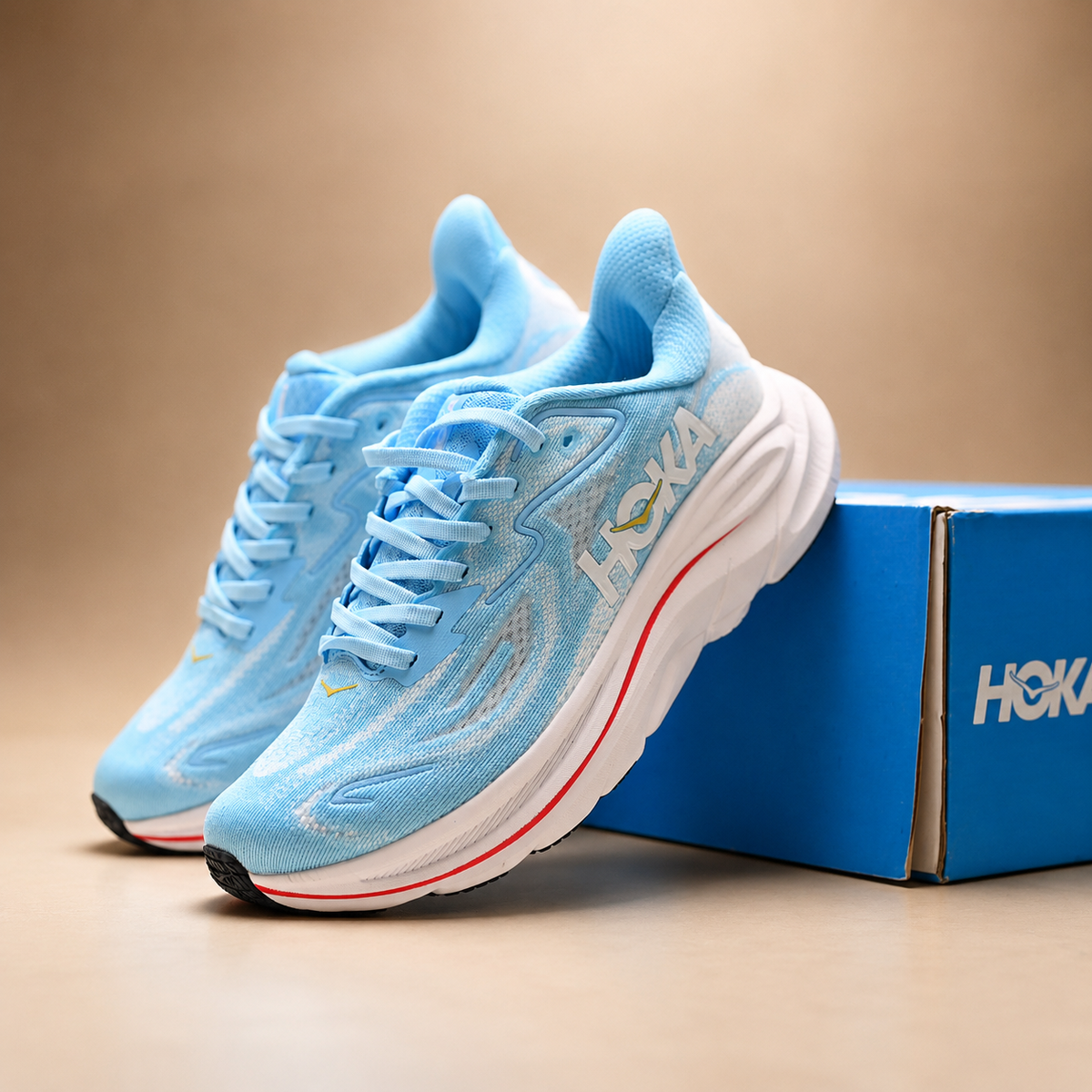HOKA Clifton 10 Women’s Lightweight Road Running Shoes